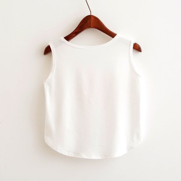 

топы для женщин женские топы 2019 new crop top cat рукавов принцессы печать лето повседневный top женщин короткий жилет танк, White