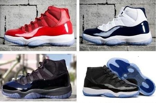 

2020 11 11s men prom night win like 82 96 basketball shoes bred space jam discount men women barons space jam concord sport sneaker with box