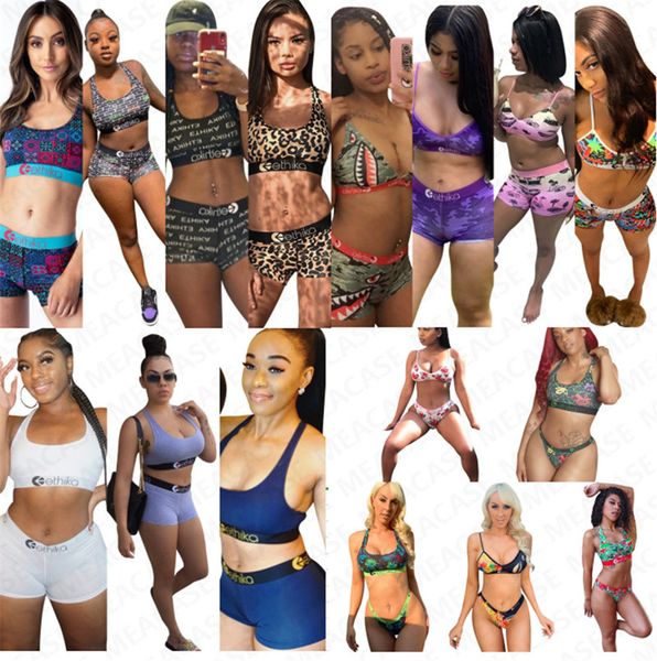 

женщины горячего дизайнера купальник недоуздок толчок вверх верх бюстгальтера жилет + шорты трусы 2 шт бикини набор сексуальные купальников, White;black