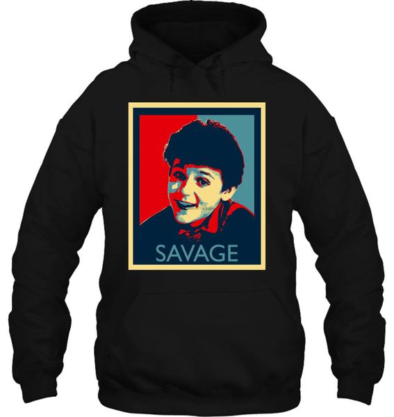 

men hoodie savage wonder years women streetwear, Black