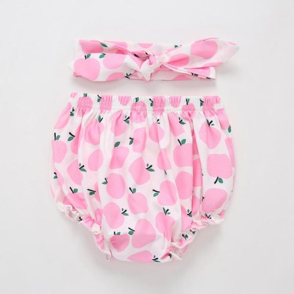 

summer baby large pp shorts fashion casual infant leaf print polyester bloomers pants toddler girls bread shorts pants clothes, Black
