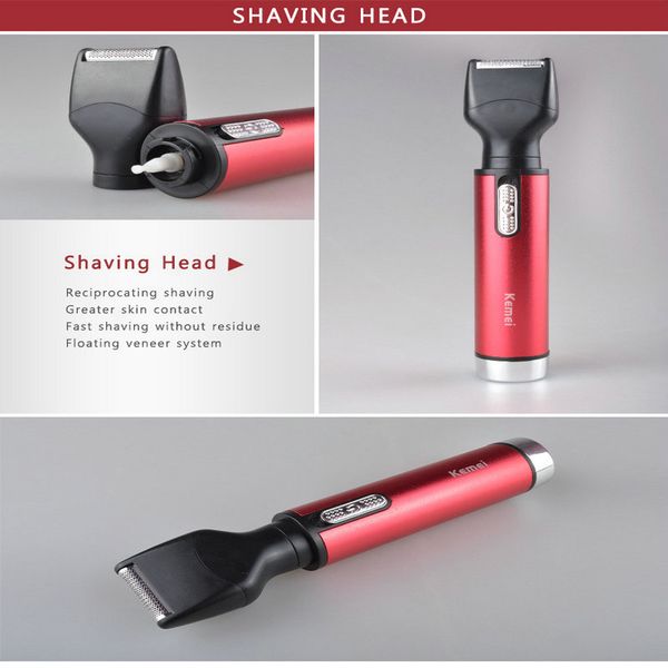 

kemei women 4 in 1 battery ear and nose tondeuse a cheveux nez oreille homme cut eyebrow trimmer 6620 hairclippersshop kfekg