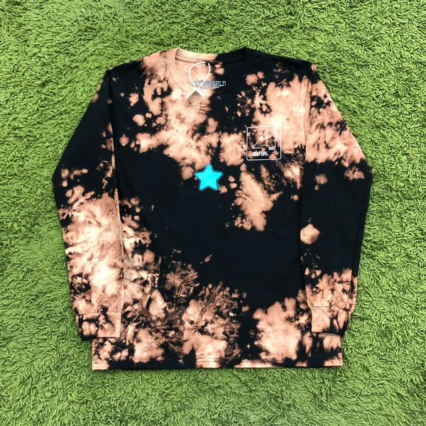 

travis scott shattered face tee t shirt men women long sleeve cotton tees loose fit men t-shirts, White;black