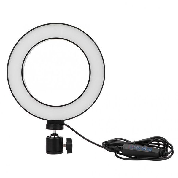 

6 inch led ring light living broadcast selfie fill lamp dimmable 3 light modes hot