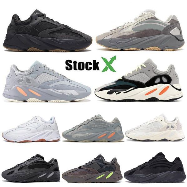 

2020 carbon blue 700 v2 wave runner running shoes inertia hospital blue vanta men women kanye west designer sneakers with box stockx tag