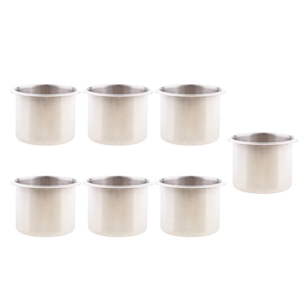

7x 68mm stainless steel recessed cup drink holder for marine boat rv camper