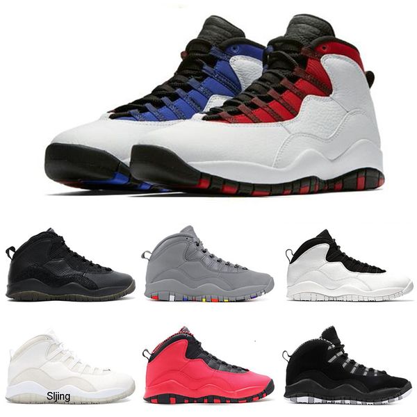 

ashion 10 10s cement chicago bobcats men basketball shoes thinker-racer blue mens sports sneakers trainers outdoor designer shoe