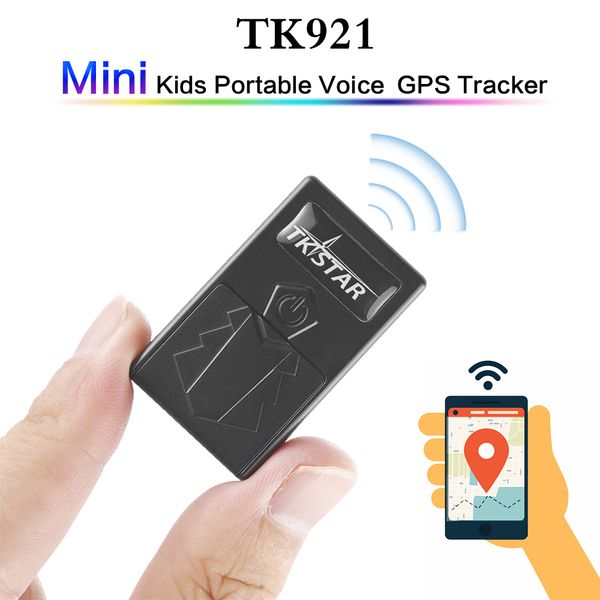 

portable mini gps tracker locator tk921 for children sos alarm monitoring device overspeed alarm with voice monitoring