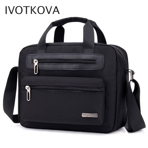 

ivotkova men messenger bag oxford waterproof shoulder bag for men fashion business handbag casual