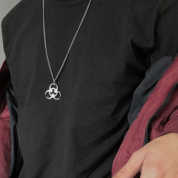 

2020 silver necklace mens chains in stainless steel hanging long necklaces jewelry necklaces on the neck steampunk christmas presents men