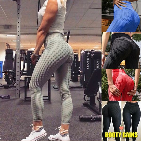 

high waist fitness leggings women workout push up legging fashion solid color bodybuilding jeggings women pants indoor sports us, Black