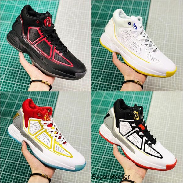 

2020 новый d rose 10 yr деррик белый синий желтый черный красный отскок баскетбол обувь 10s высокого качества мужская обувь кроссовки, Black
