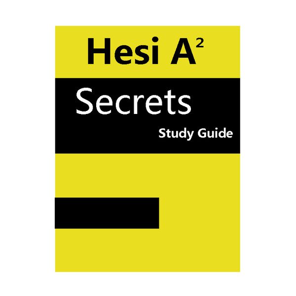 

Hesi A2 Secrets Study Guide: Hesi A2 Test Review for the Health Education 978-1516705368 (exclusive)