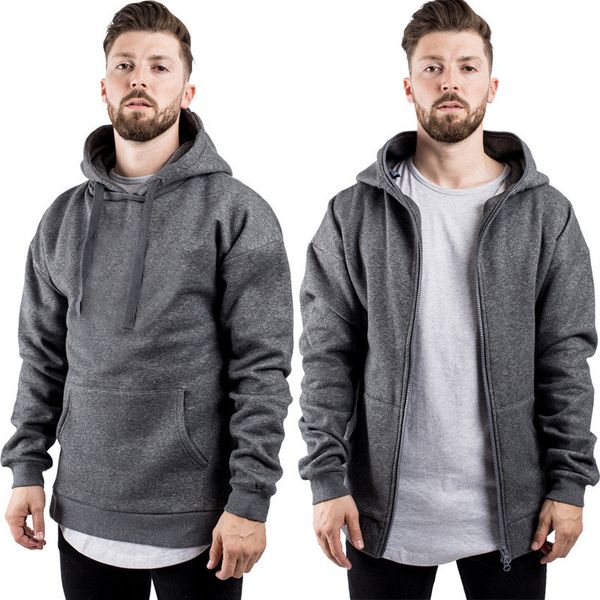 

fashion mens desigenr hoodies autumn and winter mens reversible outdoor running casual sweatshirts fitness mens hoodies, Black