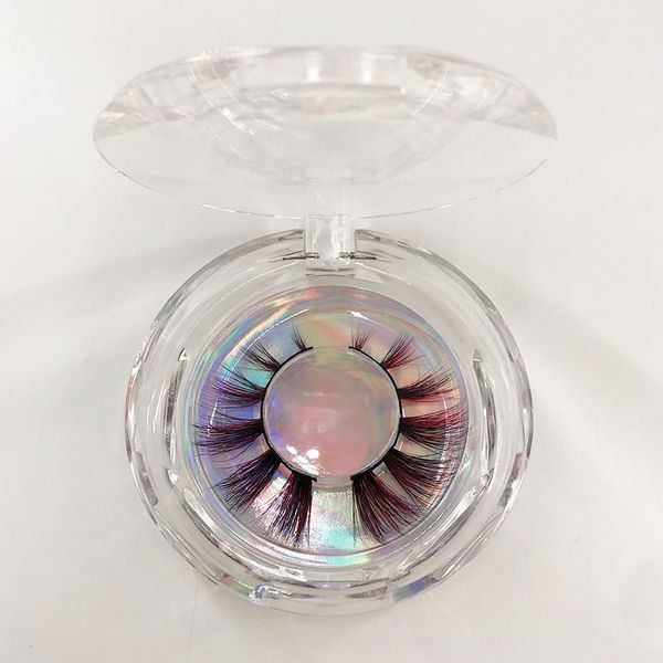 

strip mink eyelashes natural wispy eyelash color strip 5d mink colorful lashes cruelty lash strips for makeup