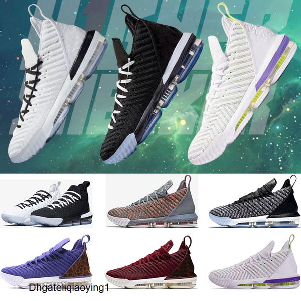 

2020 new mens 16 basketball shoes i promise equality home multicolor oreo trainers sports designer sneaker shoes size us 7-12, Black