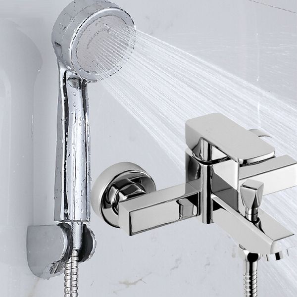 

dofaso chrome bathtub faucet wall mount cold water mixer tap bath shower faucet tap robinet baignoire bathroom mixer