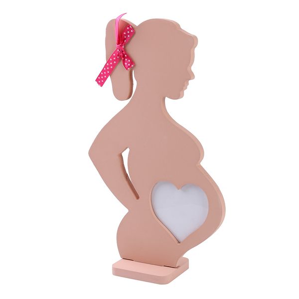 

wedding wooden p frame pregnant women home decoration body props table decor