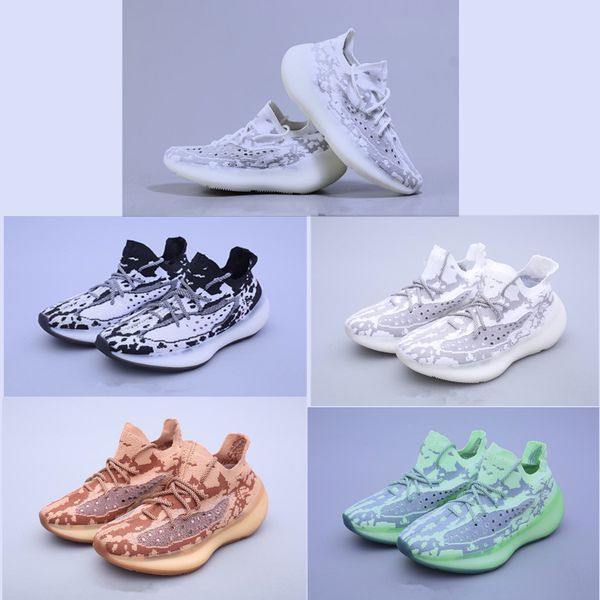 

new v3 kanye west true form black reflective static gid glow clay zebra cream white beluga 2.0 sesame running shoes designer sneakers