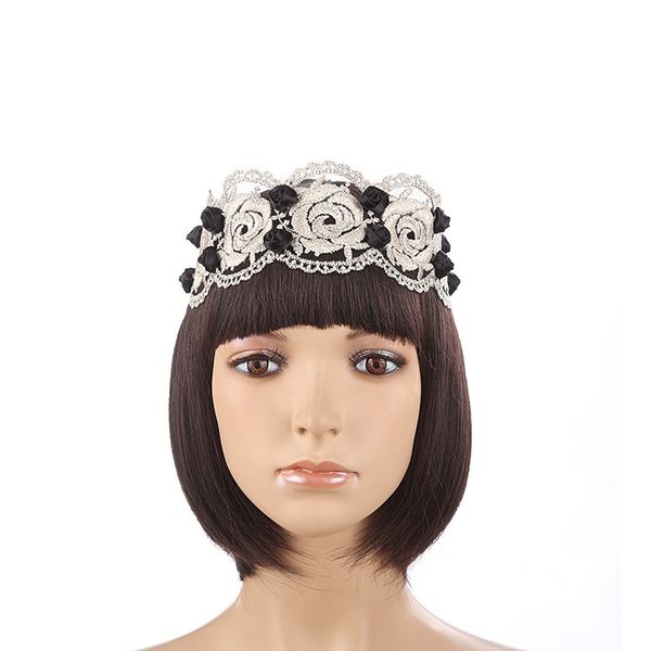 

newwomen lace headband retro hair band wide headwraps hair accessories turbante head band christmas