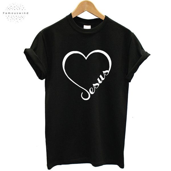 

faith love t shirt heart jesus women short sleeve funny christian graphic tshirt women loose shirt 2019 clothes brand, White
