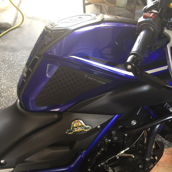 

for mt-03 mt03 mt 03 2015-2016 motorcycle protector anti slip tank pad sticker gas knee grip traction side