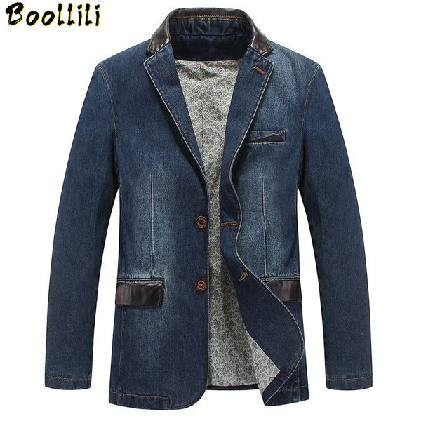

2020 new mens fashion denim jacket casual long 100% cotton male jeans coat autumn spring windbreakers m-4xl, Black;brown
