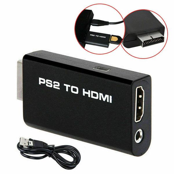 

ps2 к hdmi audio video converter адаптер с 3,5 аудиовыхода ps2 плеер к hdmi для hdtv