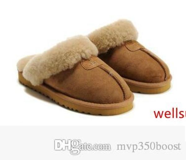

new australian classic wgg 5125 warm cotton slippers men and women slippers cowhide baotou dlippers snow boots votton dlippers
