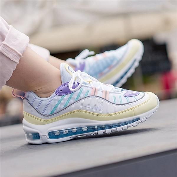 

2020 vibrant og 98 gundam cone men running shoes 98s navy air sole fluorescent athletic mens womens trainers sports sneakers size 36-46