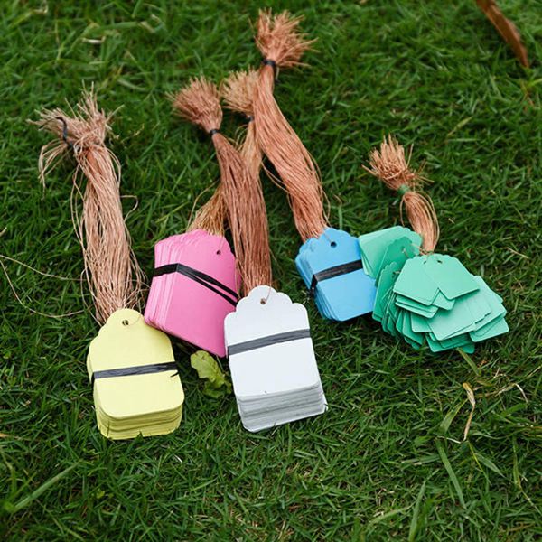 

50pcs gardening plant waterproof hanging tags flower vegetable planting label tools - 5x7cm (lw