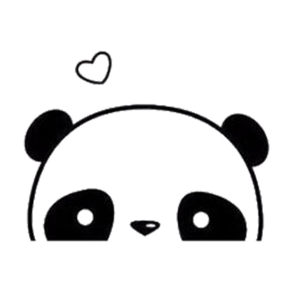 

16*12.4cm cute kawaii hiding panda car vinyl sticker cute and interesting fashion sticker decals car accessories