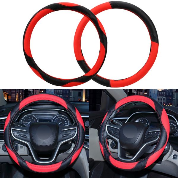 

anti-slip universal auto steering- wheel cover protective decoration car steering wheel cover breathable suitable 38cm