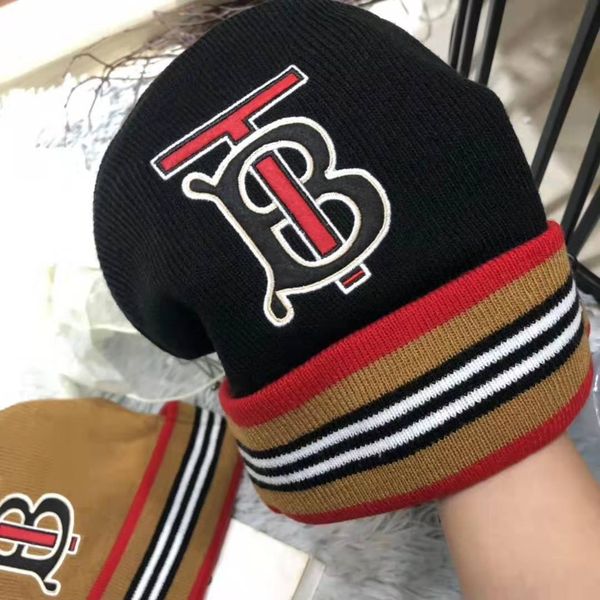 

fashion womens mens caps stingy brim hat with letters warm autumn winter hats beanie 2 colors highly quality wholesales, Blue;gray