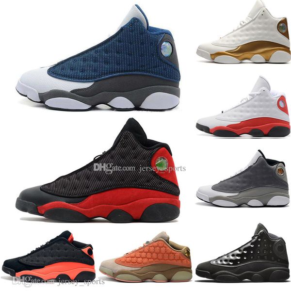 

13 13s cap and gown terracotta blush mens basketball shoes chicago cat black infrared wheat bred men sports sneakers designer outdoor