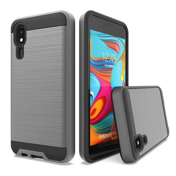 

brushed hybrid case for lg stylo 5 v40 cover moto g7 e5 play e5 plus armor rugged shockproof case with opp bag
