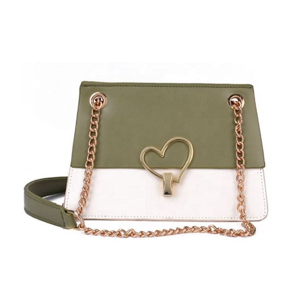 

женщины fancy сердца сумки плеча цепи женские кожаные сумки