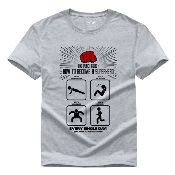 

one punch man t-shirt anime t shirt saitama sensei t shirt ok printed 100% 180g combed cotton casual tee customized, White;black