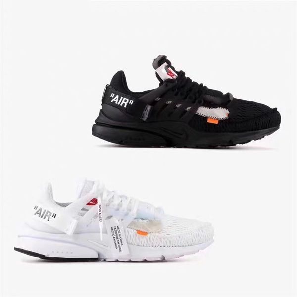 

the ten wholesale luxury designers brand off w white x nÃ­ke air presto v2 mid ultra sneakers sports running shoes 36-45 112526, Black