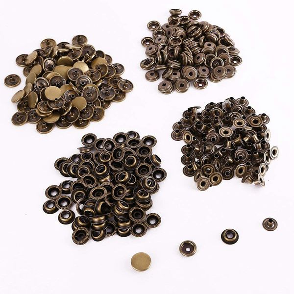 

100 pcs leather button diy leather button -15mm, Black