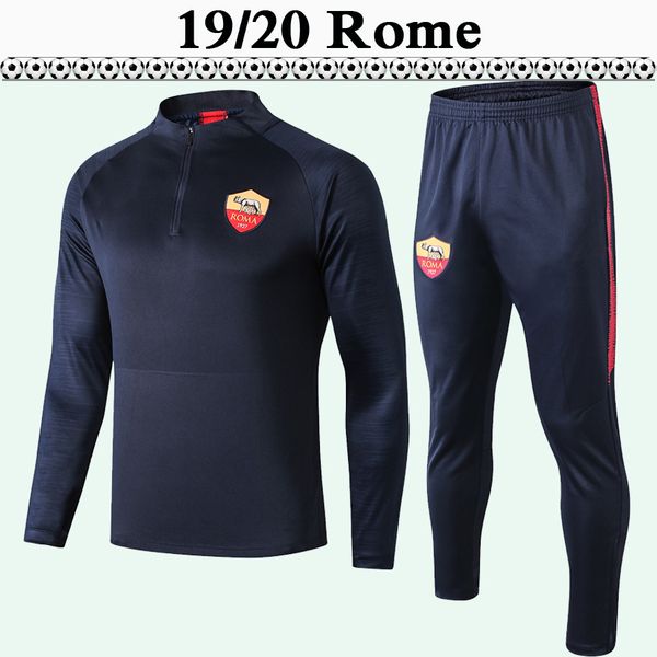 

19 20 джеки перотти~d обучение костюма мужских трикотажных изделий футбола рим j. иисус колары ei шаарави manolas sapphire tracksuit комплек, Black