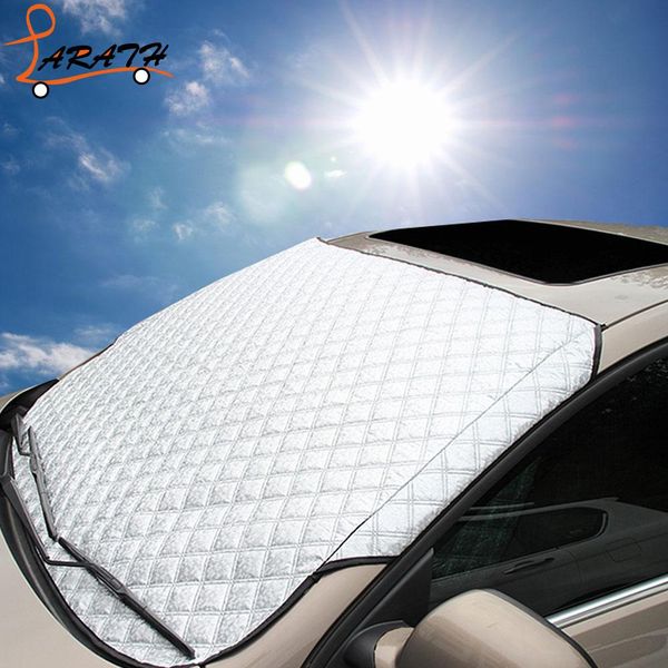 

larath practical car windshield cover pe heat sun shade anti snow frost ice dust cover auto window mirror protection cws5732