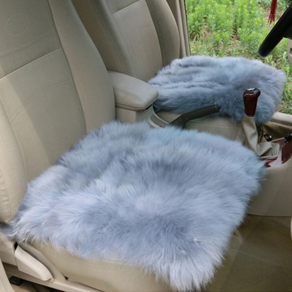 

faux sheepskin car seat home cushion pad cover warm mat