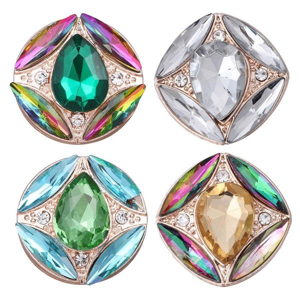 

gingersnap кнопки ювелирных изделия цветок rhinestone 18mm металл оснастка кнопка fit snap кнопка браслет для женщин ювелирных изделий vn-20