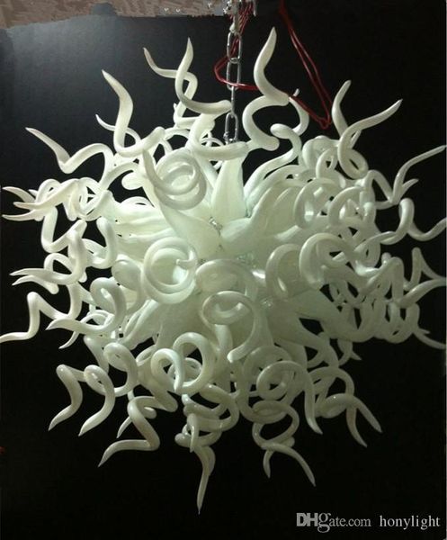

white glass chandelier for home l art decoration ce ul certificate led light source modern blown glass chandelier