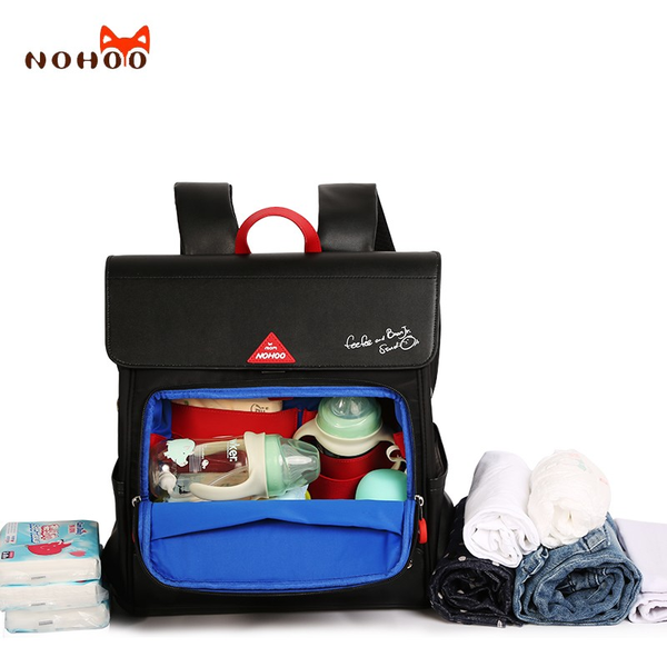 

2020 diaper bag mummy daddy backpack baby stroller bag waterproof pu high capacity travel outdoor zippers nursing nappy