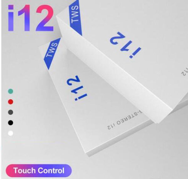

i12 tws 5.0 earphone wireless bluetooth headphones support earphones colorful touch control wireless headset earbuds sale