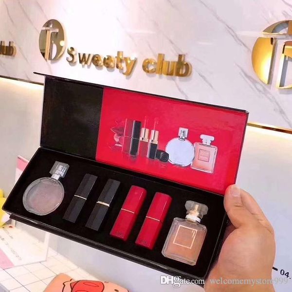 

Губная помада COCO духи высокого качества женская помада и парфюмерный костюм водо