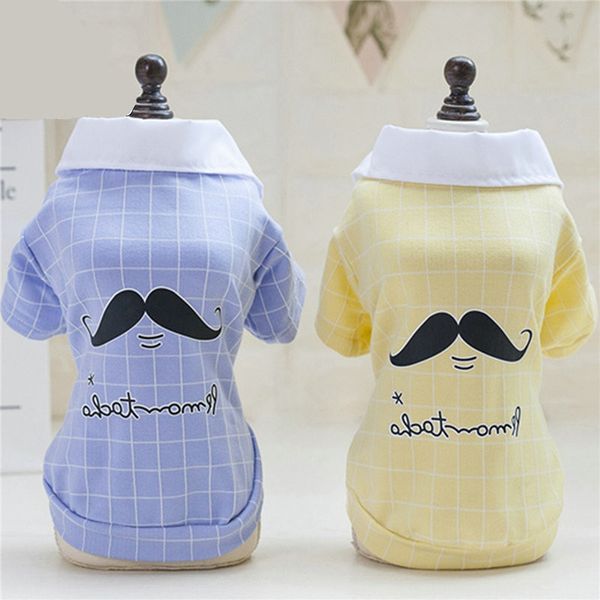 

pet dog clothes spring and summer glasses mustache vest leisure and breathable dog costumes dog pet vest pet accessories