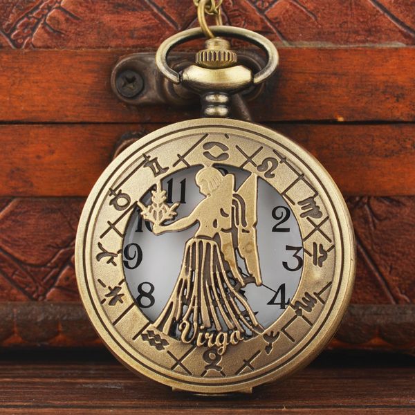 

new arrival vintage bronze/silver/black glass gear skeleton steampunk locket necklace pocket watch pendant necklace, Slivery;golden